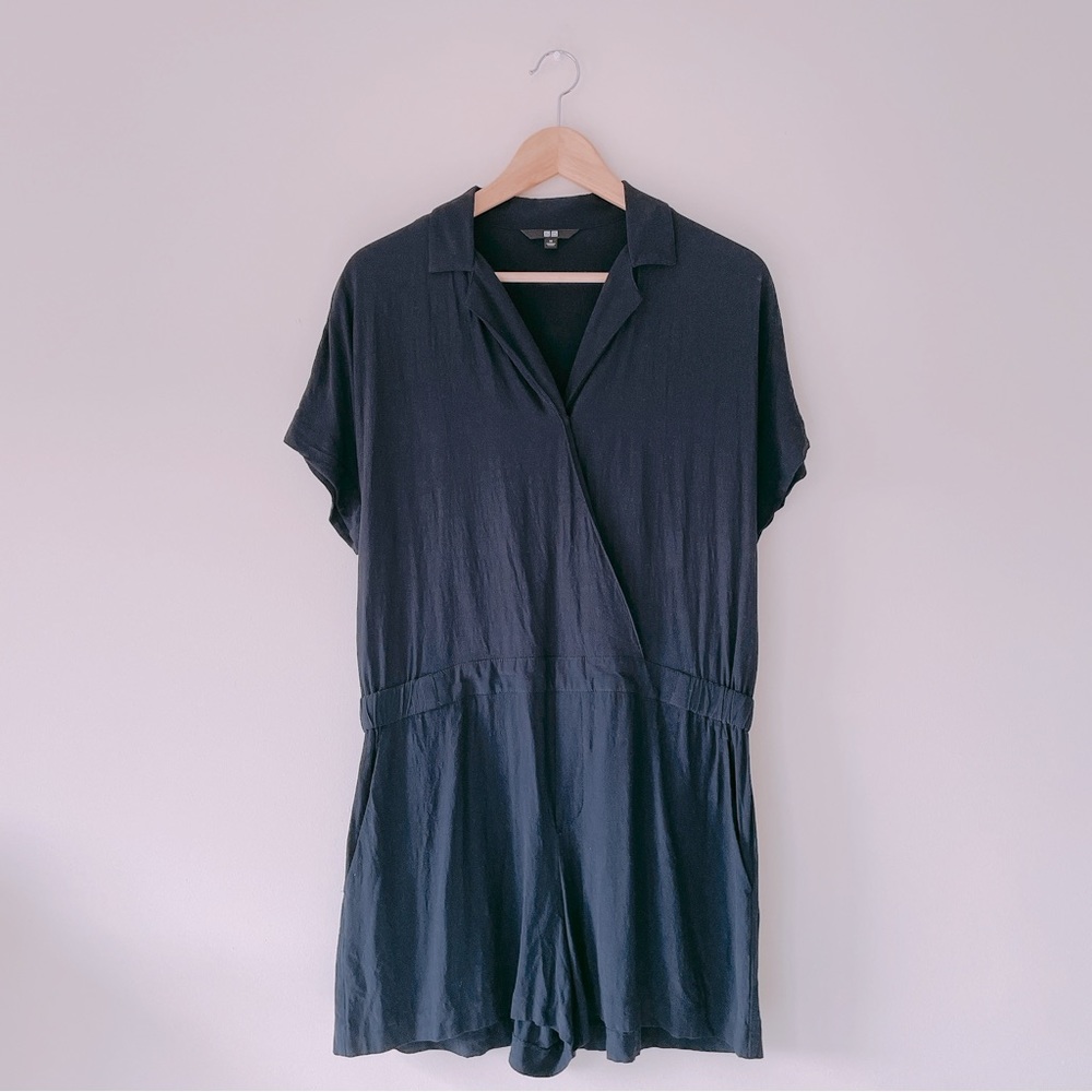 UNIQLO women’s romper in navy blue size M